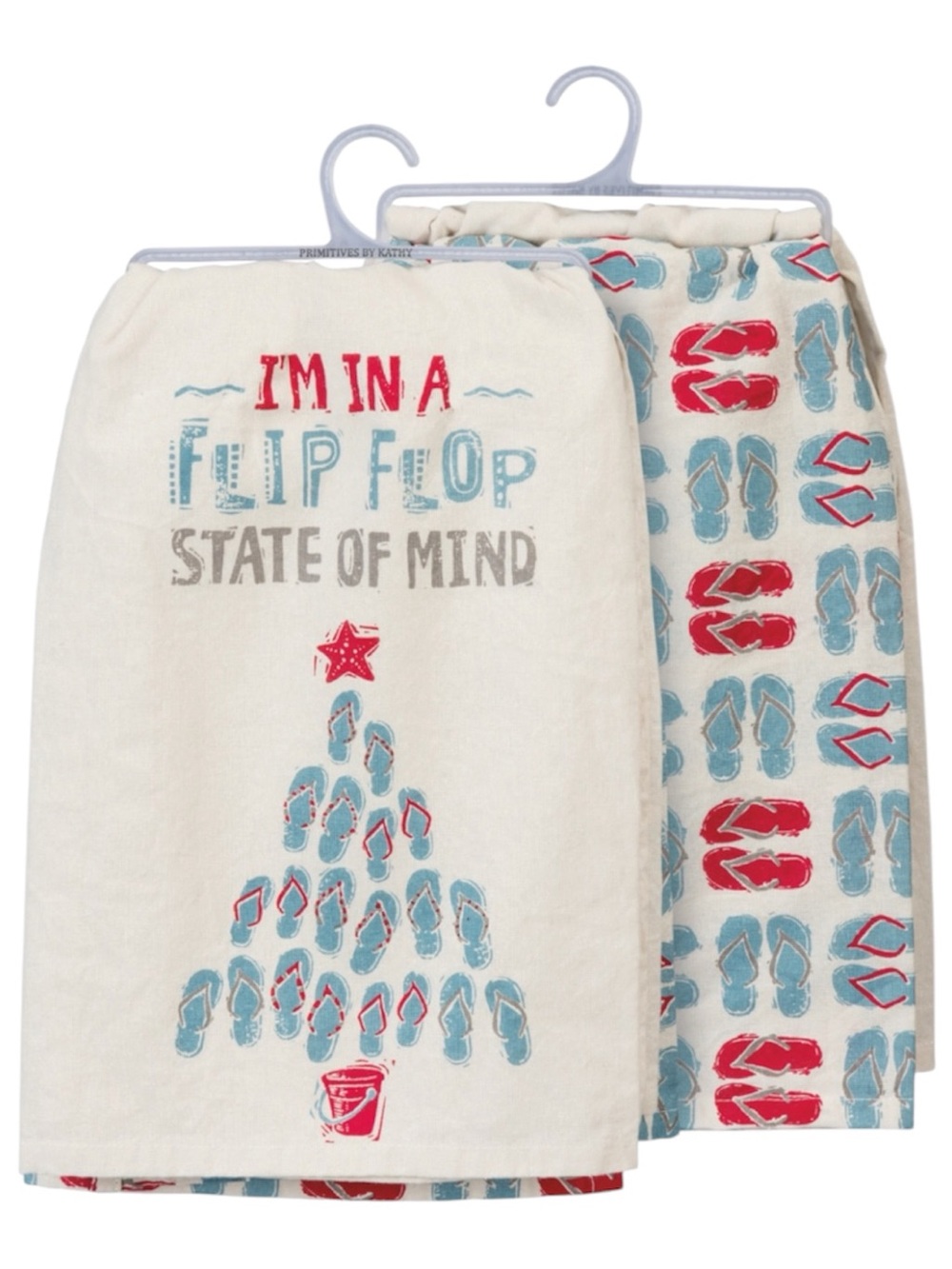 NEW flip flop kitchen towel set